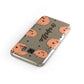 Personalised Orange Pumpkin Samsung Galaxy Case Front Close Up