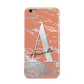 Personalised Orange Silver Apple iPhone 6 Plus 3D Tough Case