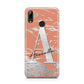 Personalised Orange Silver Huawei Y7 2019