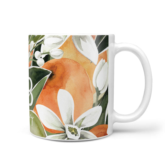 Personalised Orange Tree 10oz Mug
