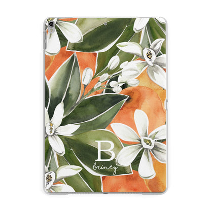 Personalised Orange Tree Apple iPad Silver Case