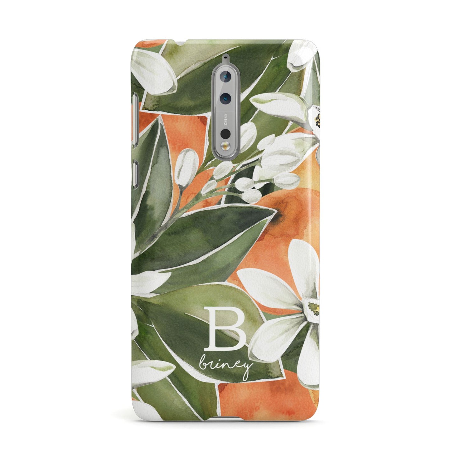 Personalised Orange Tree Nokia Case