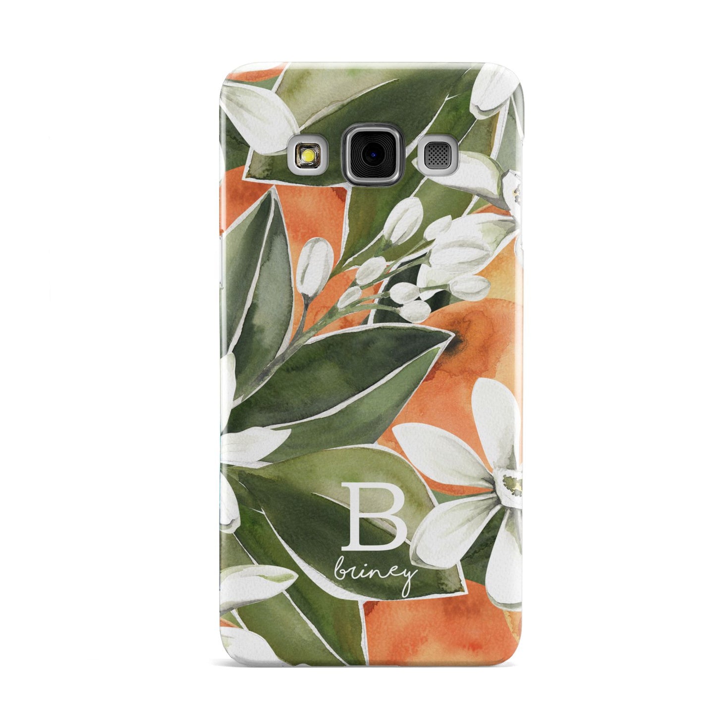 Personalised Orange Tree Samsung Galaxy A3 Case