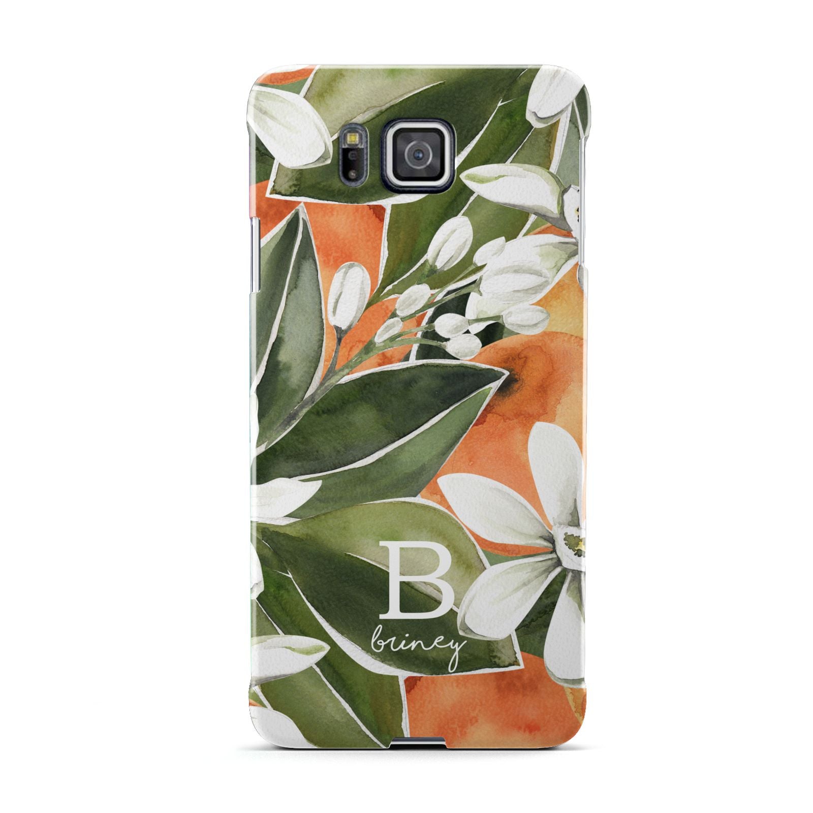 Personalised Orange Tree Samsung Galaxy Alpha Case