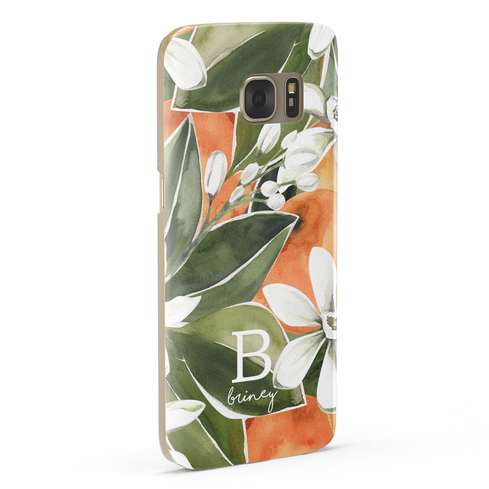 Personalised Orange Tree Samsung Galaxy Case Fourty Five Degrees