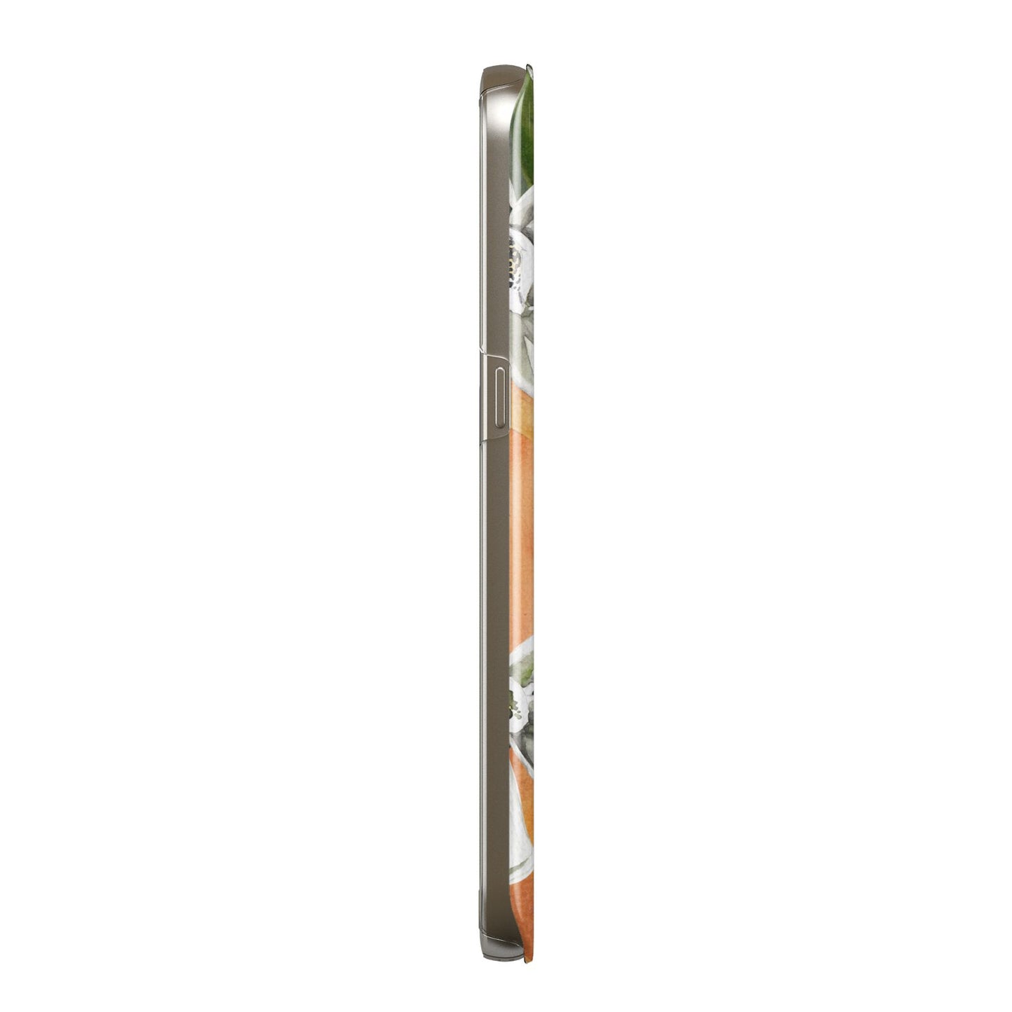 Personalised Orange Tree Samsung Galaxy Case Side View