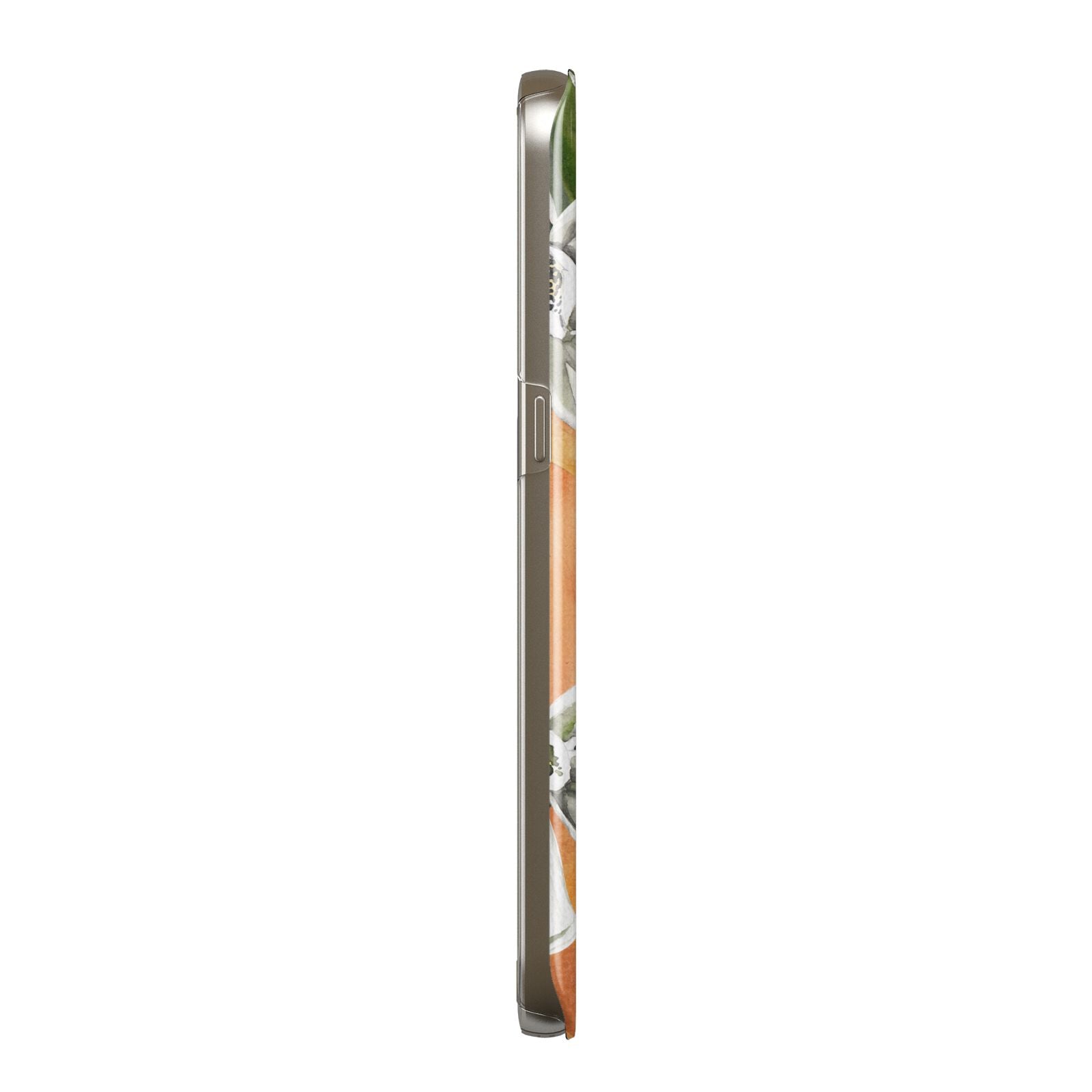 Personalised Orange Tree Samsung Galaxy Case Side View