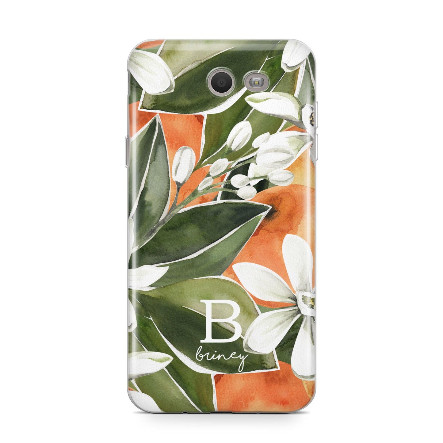 Personalised Orange Tree Samsung Galaxy J7 2017 Case