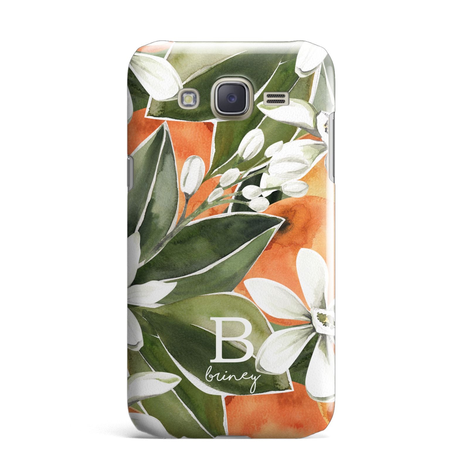 Personalised Orange Tree Samsung Galaxy J7 Case