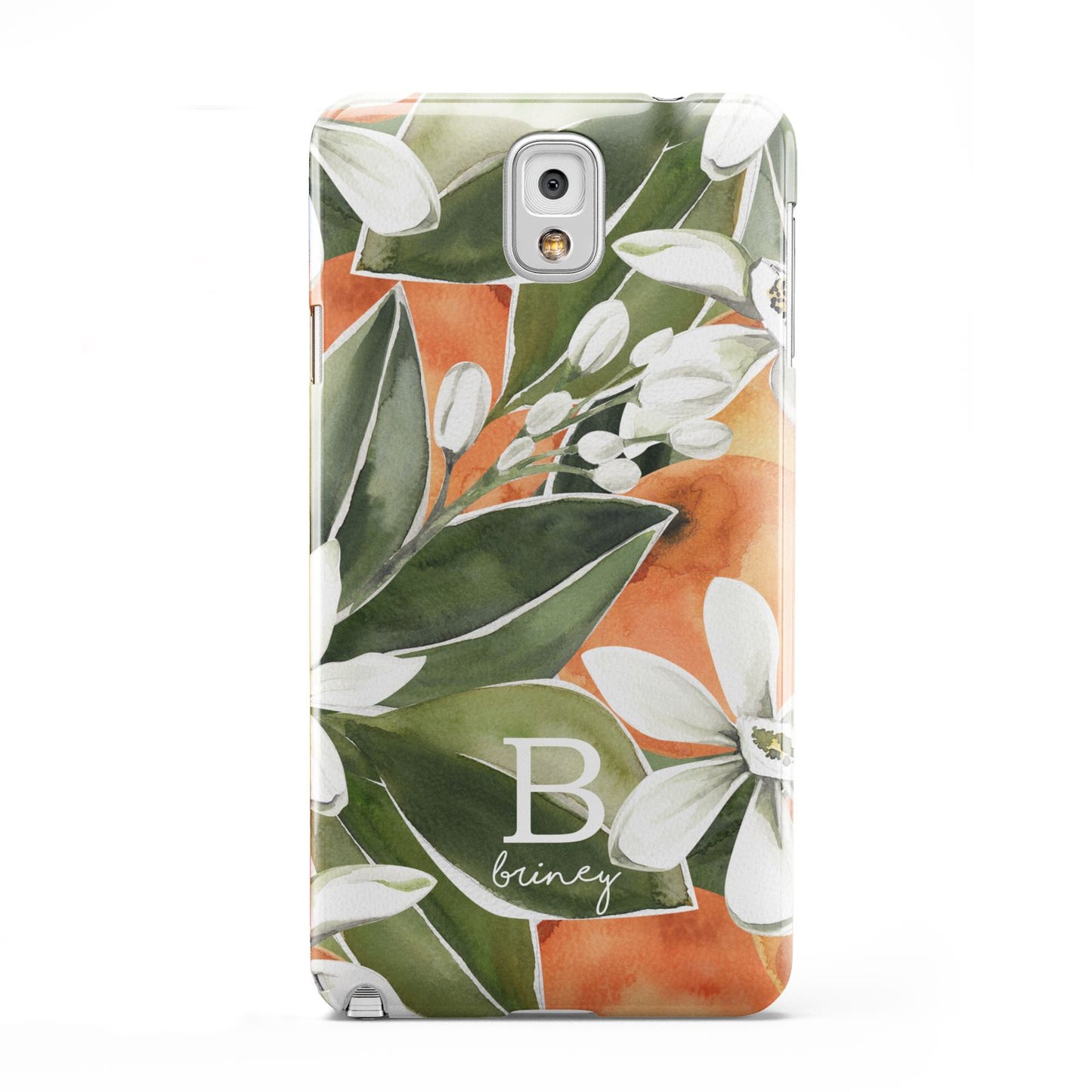 Personalised Orange Tree Samsung Galaxy Note 3 Case