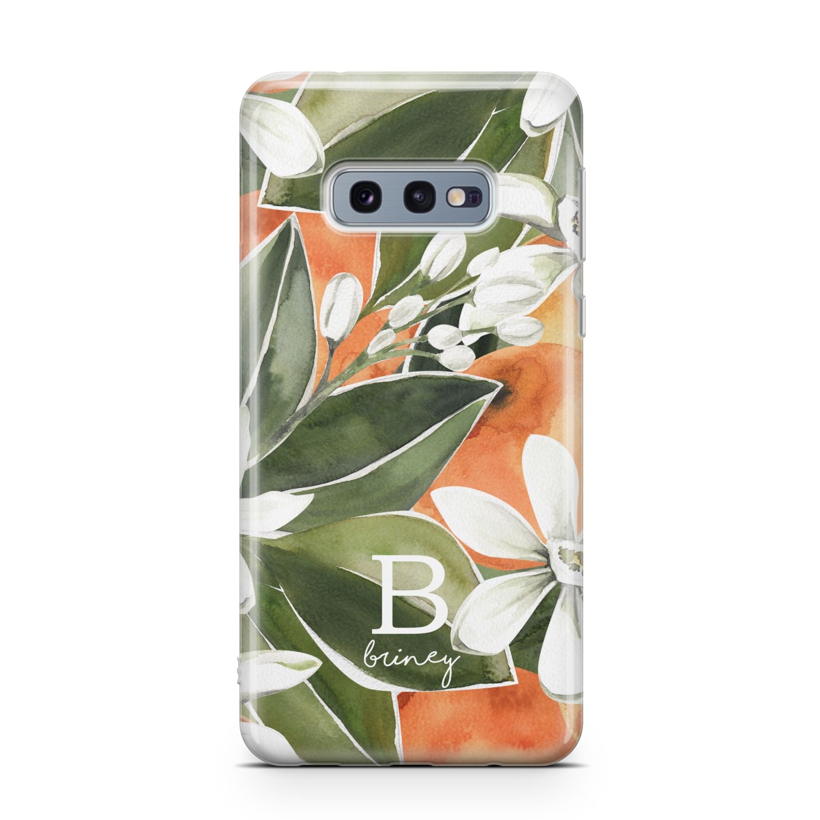 Personalised Orange Tree Samsung Galaxy S10E Case