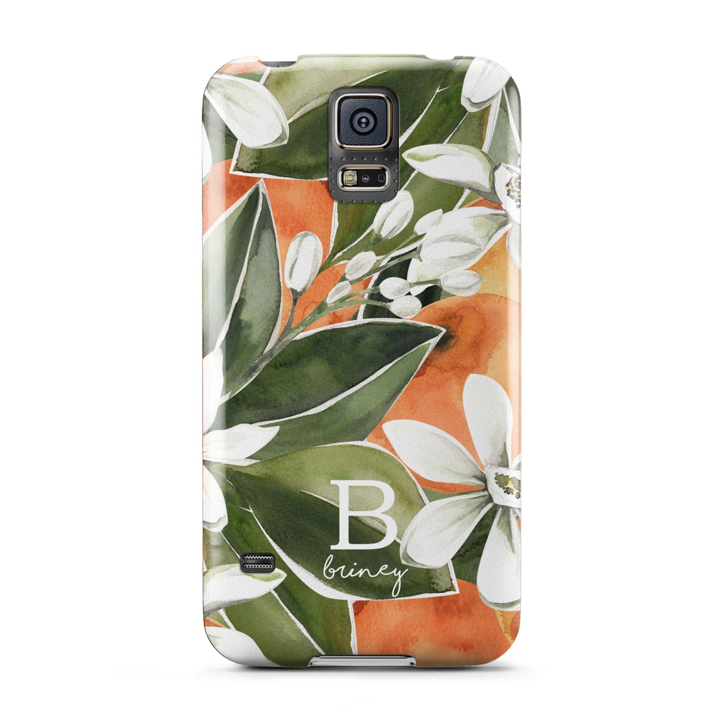 Personalised Orange Tree Samsung Galaxy S5 Case