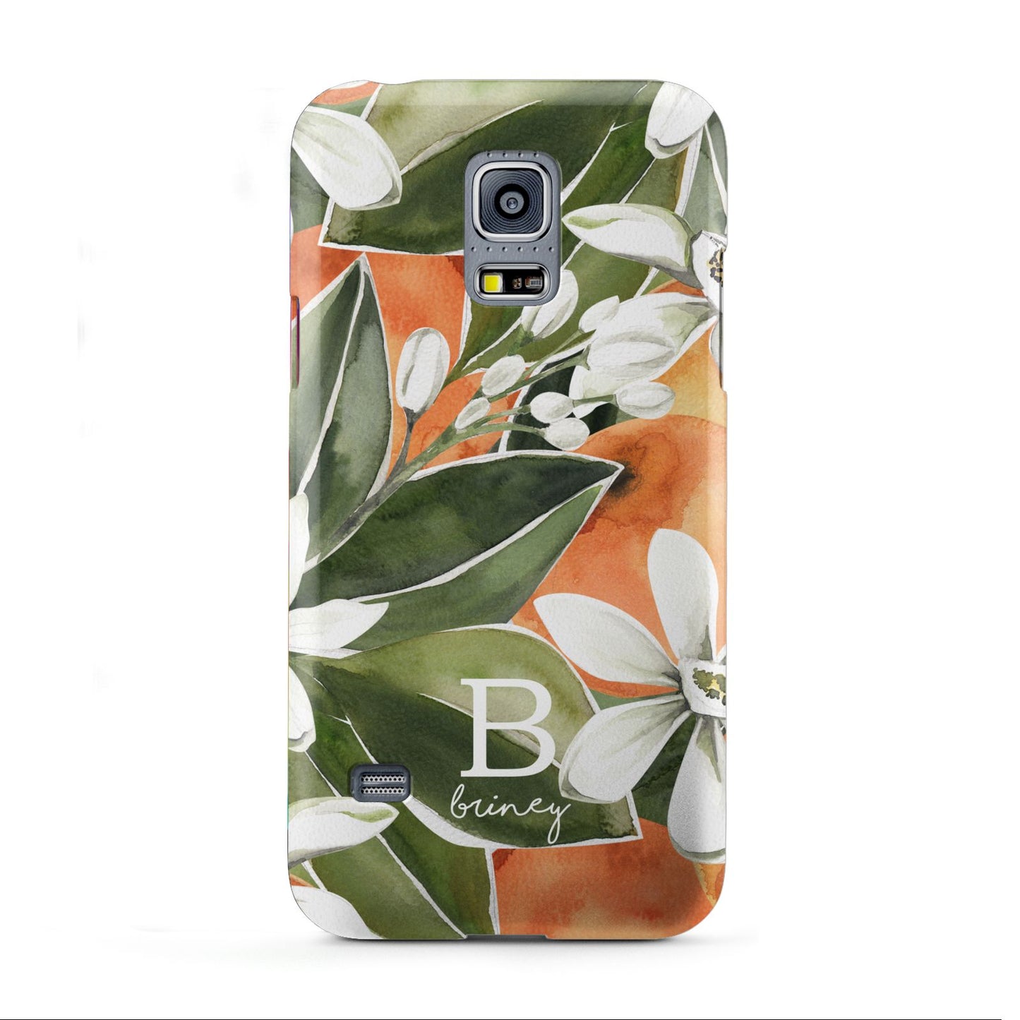 Personalised Orange Tree Samsung Galaxy S5 Mini Case