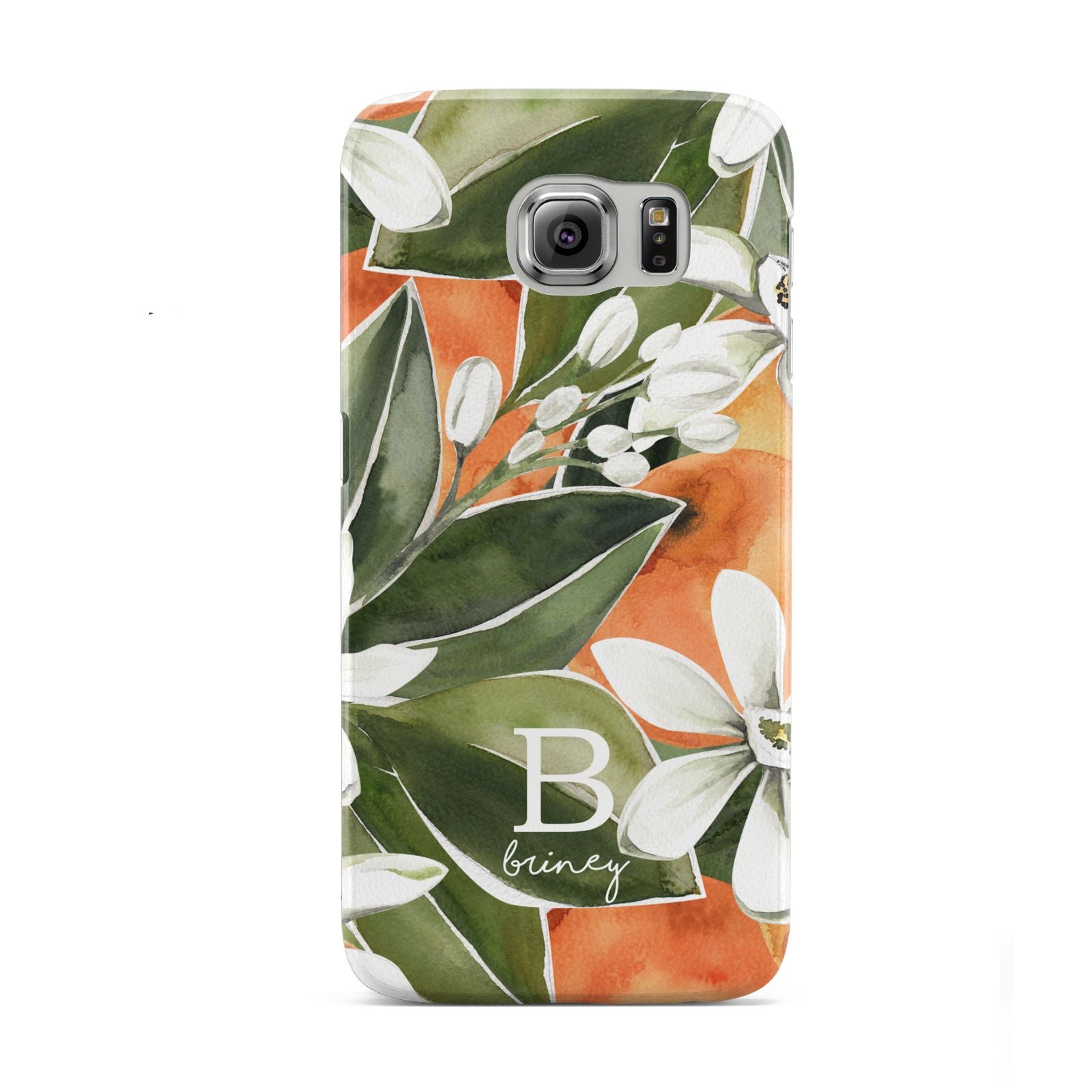 Personalised Orange Tree Samsung Galaxy S6 Case