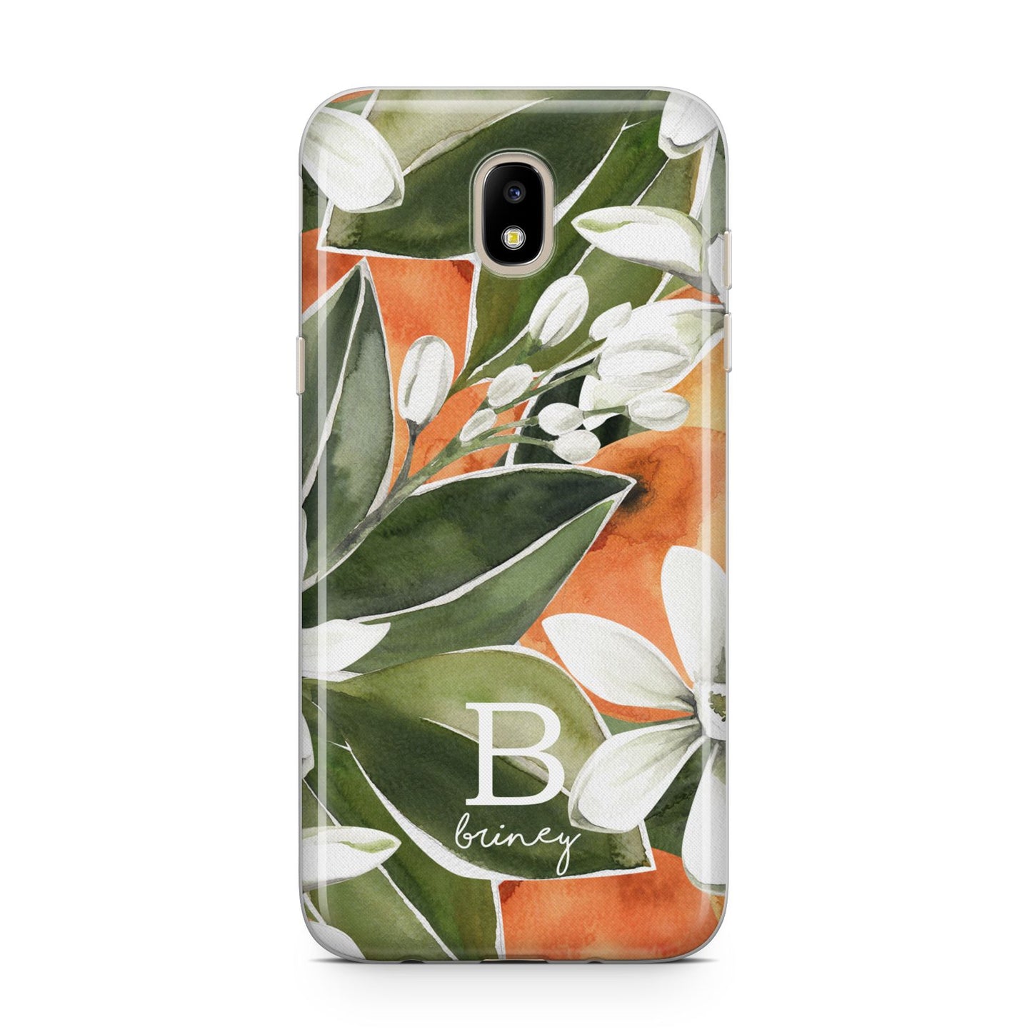 Personalised Orange Tree Samsung J5 2017 Case
