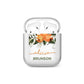 Personalised Orange Tree Wreath AirPods Case