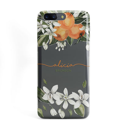 Personalised Orange Tree Wreath OnePlus Case