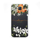 Personalised Orange Tree Wreath Samsung Galaxy J5 Case