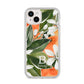 Personalised Orange Tree iPhone 14 Plus Clear Tough Case Starlight