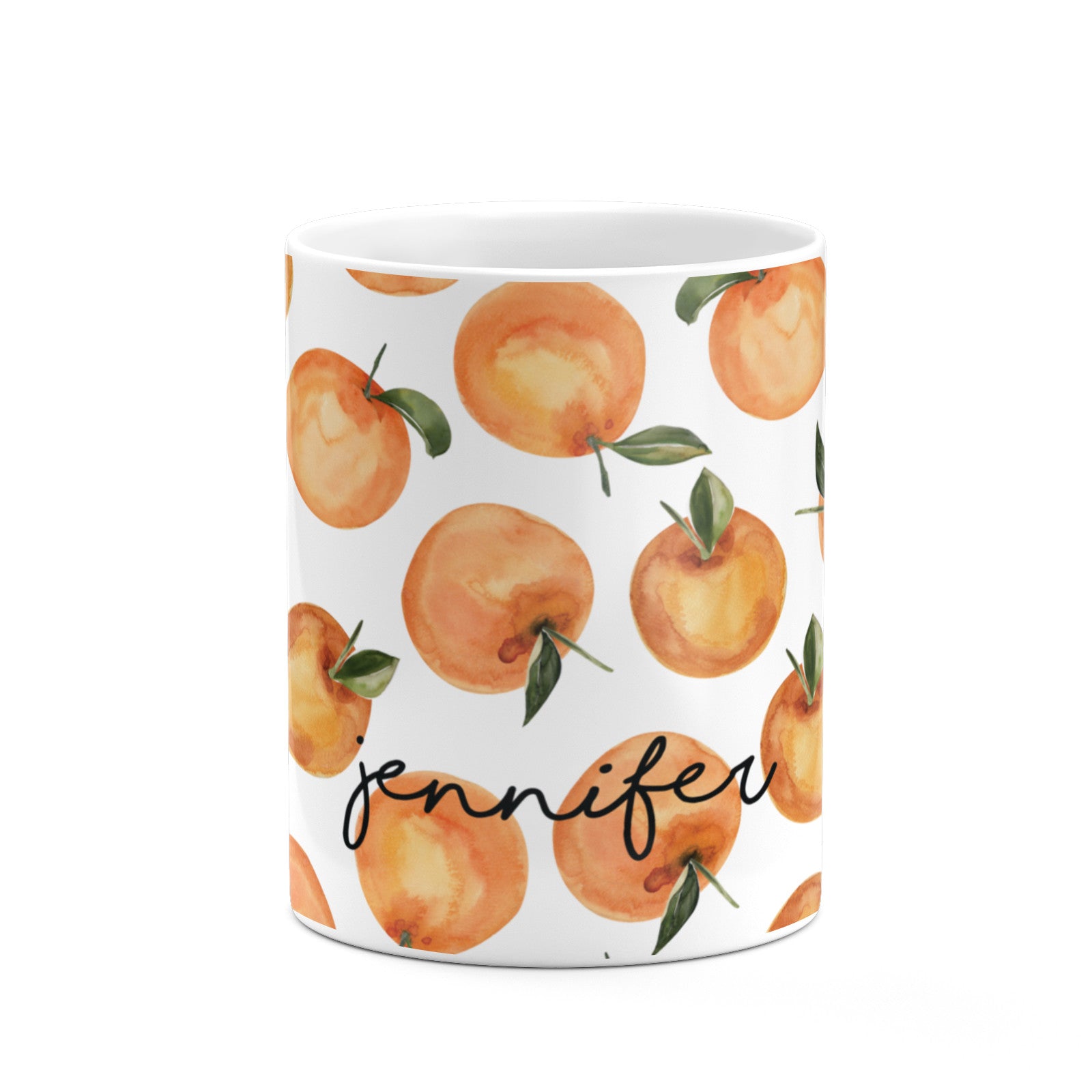 Personalised Oranges Name 10oz Mug Alternative Image 7