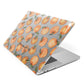 Personalised Oranges Name Apple MacBook Case Side View