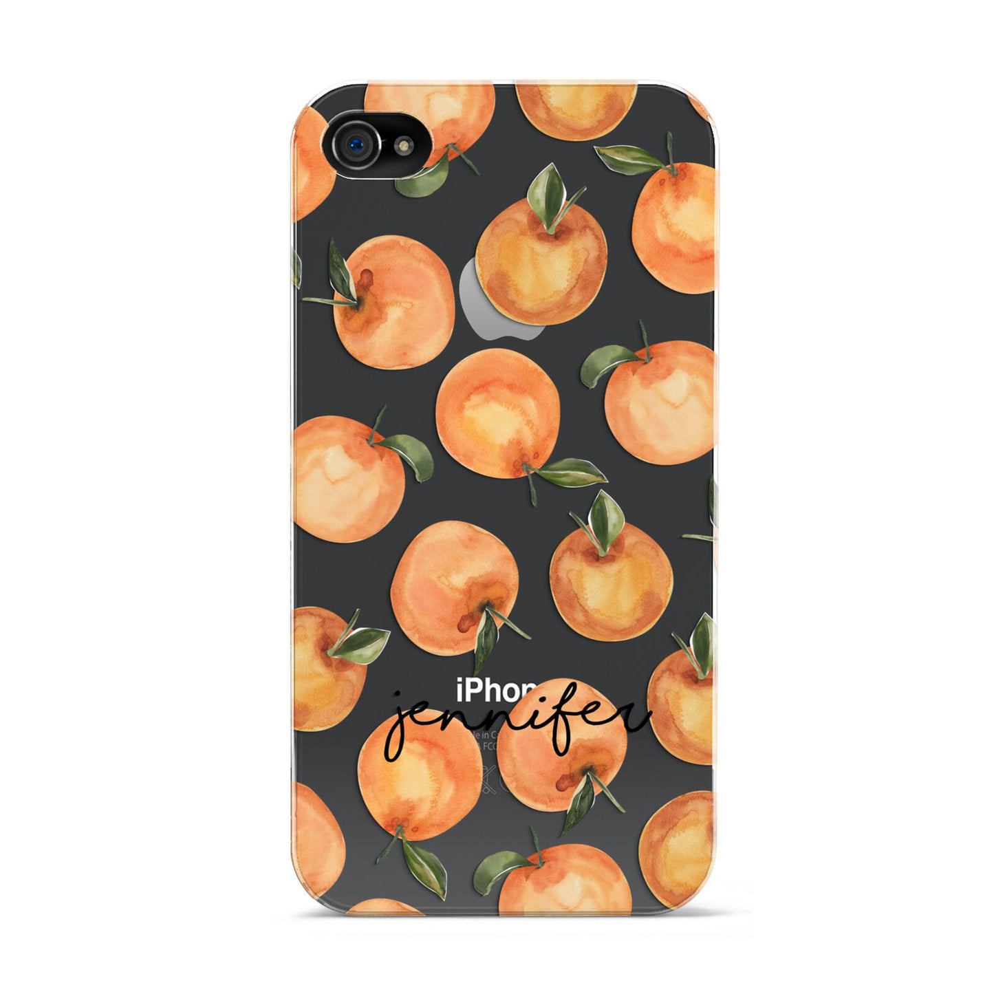 Personalised Oranges Name Apple iPhone 4s Case
