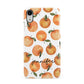 Personalised Oranges Name Apple iPhone XR White 3D Snap Case