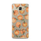 Personalised Oranges Name Samsung Galaxy A5 2016 Case on gold phone