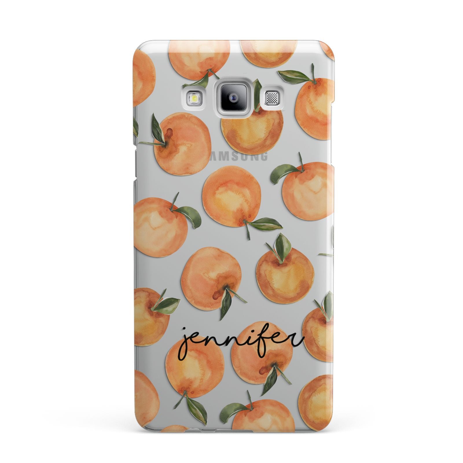 Personalised Oranges Name Samsung Galaxy A7 2015 Case