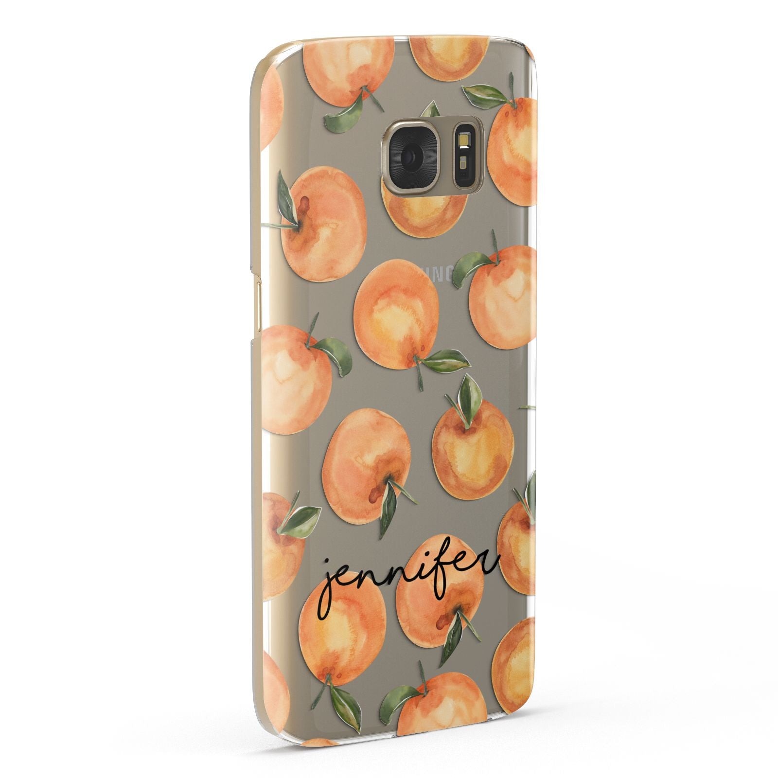 Personalised Oranges Name Samsung Galaxy Case Fourty Five Degrees