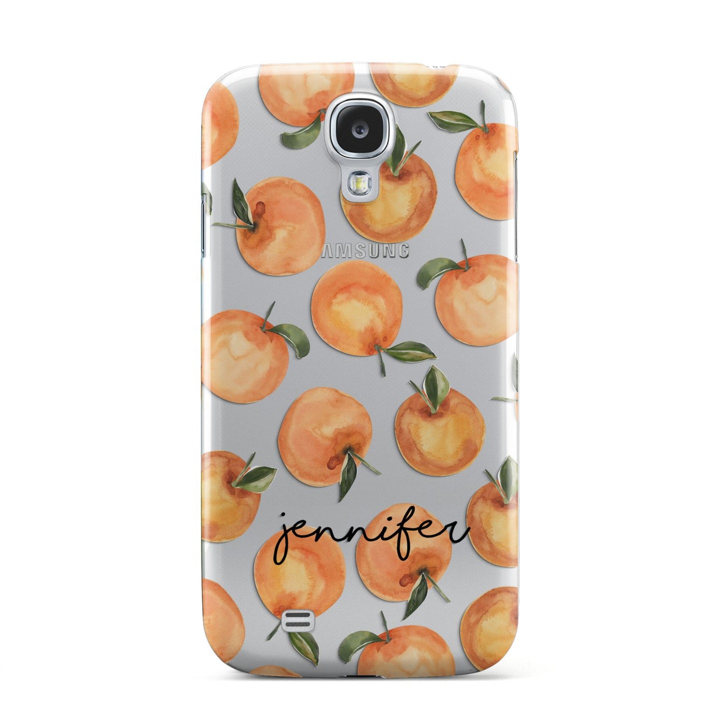Personalised Oranges Name Samsung Galaxy S4 Case