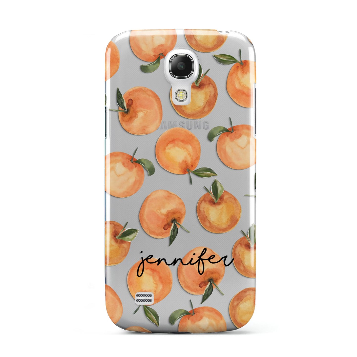 Personalised Oranges Name Samsung Galaxy S4 Mini Case