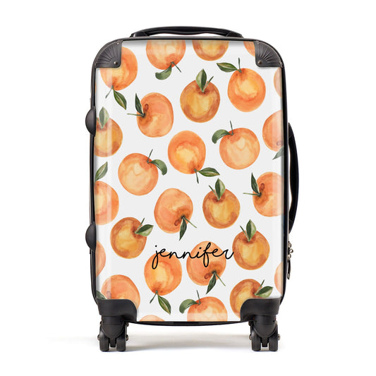 Personalised Oranges Name Suitcase