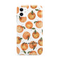 Personalised Oranges Name iPhone 11 3D Tough Case