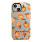 Personalised Oranges Name iPhone 13 Mini Full Wrap 3D Tough Case