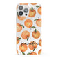 Personalised Oranges Name iPhone 13 Pro Max Full Wrap 3D Snap Case