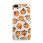 Personalised Oranges Name iPhone 8 Plus 3D Snap Case on Gold Phone