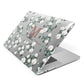 Personalised Orchid Apple MacBook Case Side View