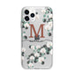 Personalised Orchid Apple iPhone 11 Pro Max in Silver with Bumper Case