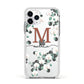 Personalised Orchid Apple iPhone 11 Pro in Silver with White Impact Case