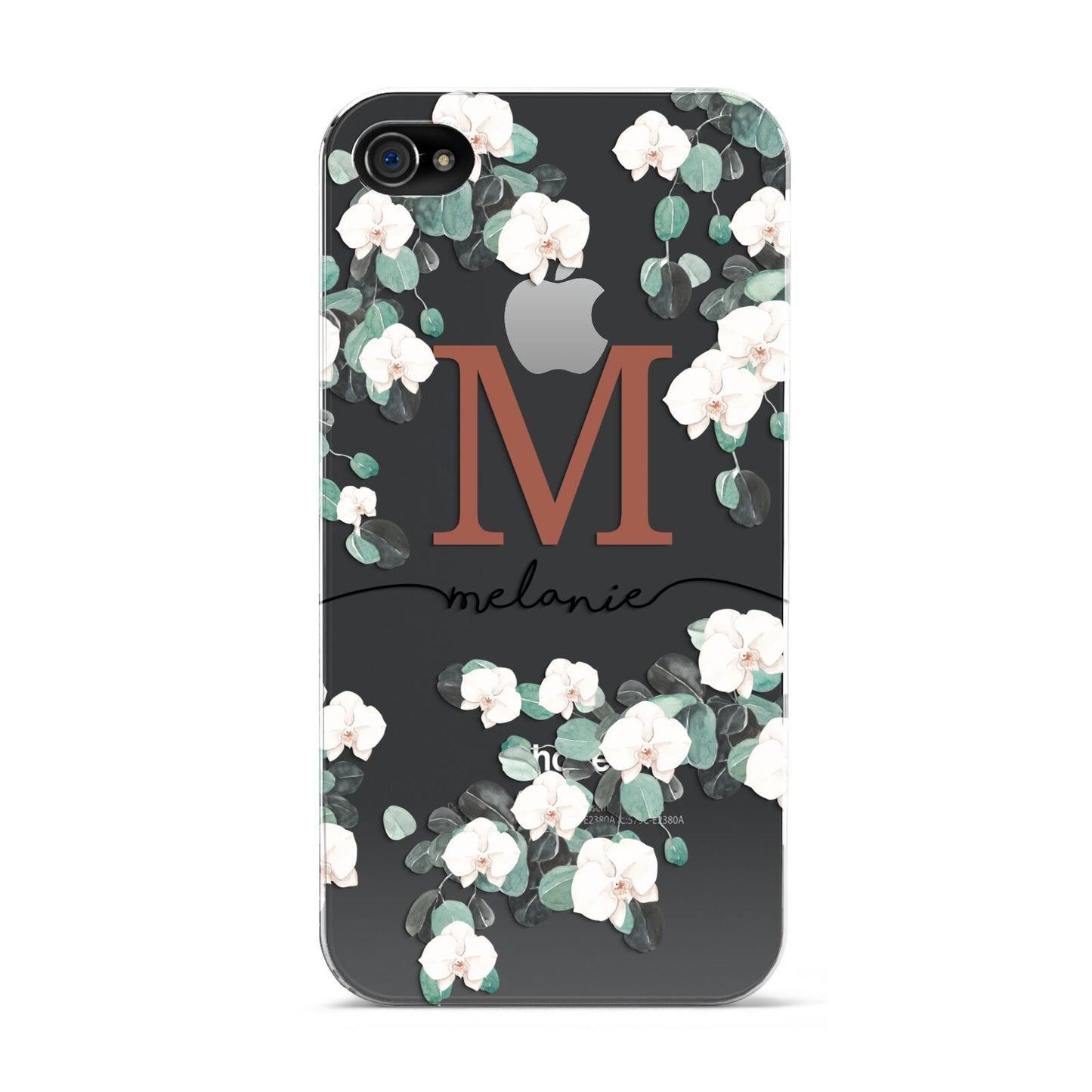 Personalised Orchid Apple iPhone 4s Case