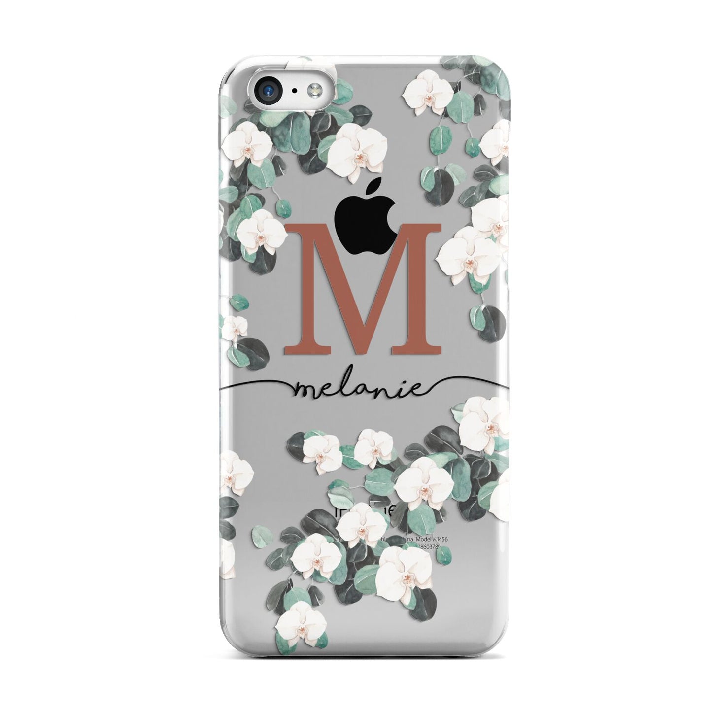 Personalised Orchid Apple iPhone 5c Case