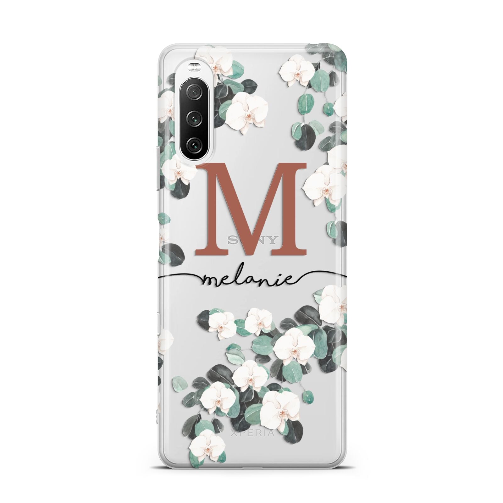Personalised Orchid Sony Xperia 10 III Case