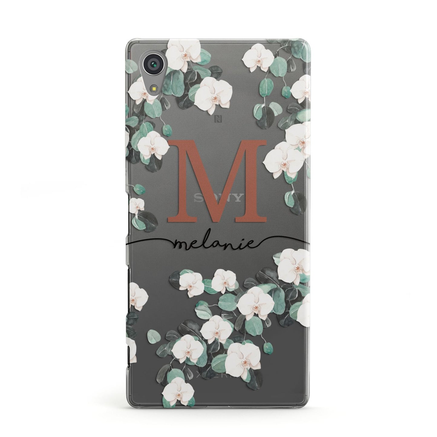 Personalised Orchid Sony Xperia Case