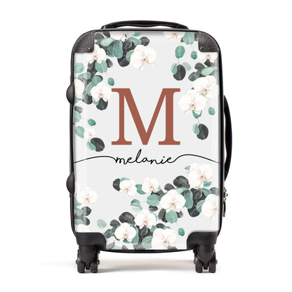Personalised Orchid Suitcase