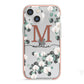 Personalised Orchid iPhone 13 Mini TPU Impact Case with Pink Edges