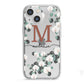 Personalised Orchid iPhone 13 Mini TPU Impact Case with White Edges