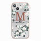 Personalised Orchid iPhone 13 TPU Impact Case with Pink Edges