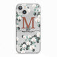 Personalised Orchid iPhone 13 TPU Impact Case with White Edges