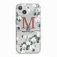 Personalised Orchid iPhone 13 TPU Impact Case with White Edges
